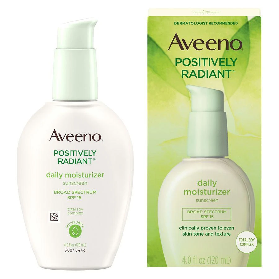 商品Aveeno|Positively Radiant Daily Face Moisturizer SPF 15 SPF 15,价格¥181,第3张图片详细描述