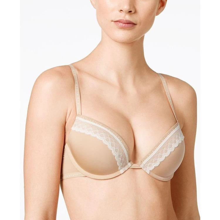 商品Calvin Klein|Signature Plunge Push-Up Bra QF1416,价格¥180,第1张图片