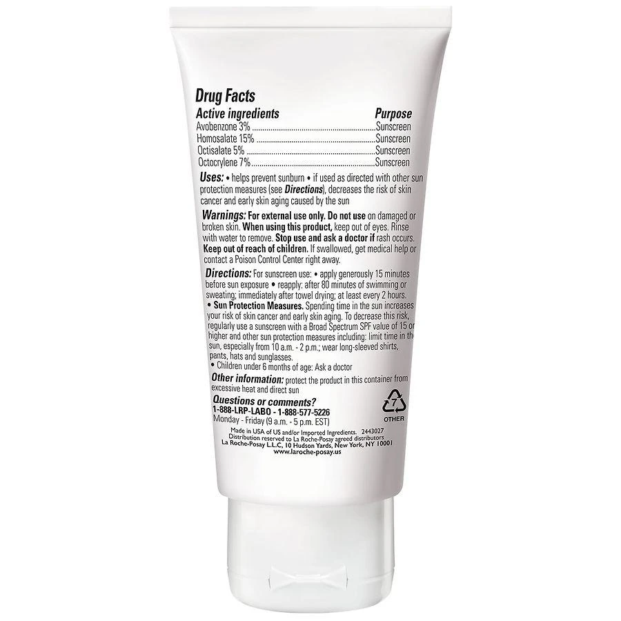 商品La Roche Posay|Clear Skin Sunscreen for Face, Oil-Free, SPF 60,价格¥169,第2张图片详细描述