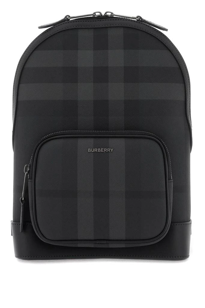 商品Burberry|One-shoulder backpack check,价格¥5390,第1张图片