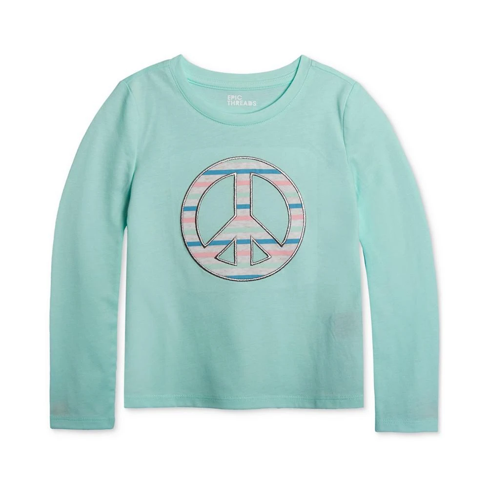 Toddler Girls Peace Graphic T-shirt, Created For Macy's 商品