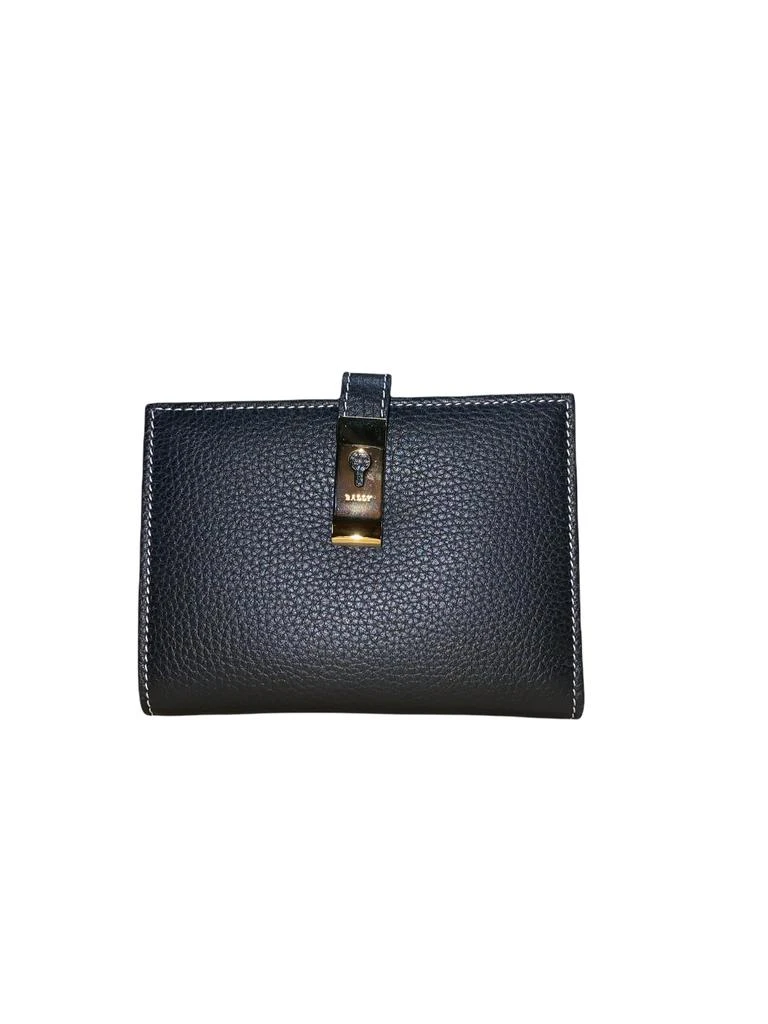 商品Bally|NEW Bally April Ladies 6232919 Black Leather French Wallet MSRP,价格¥1816,第1张图片