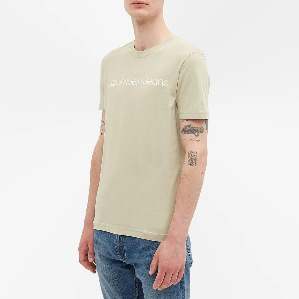 商品Calvin Klein|Calvin Klein Mixed Institutional T-Shirt,价格¥146,第2张图片详细描述