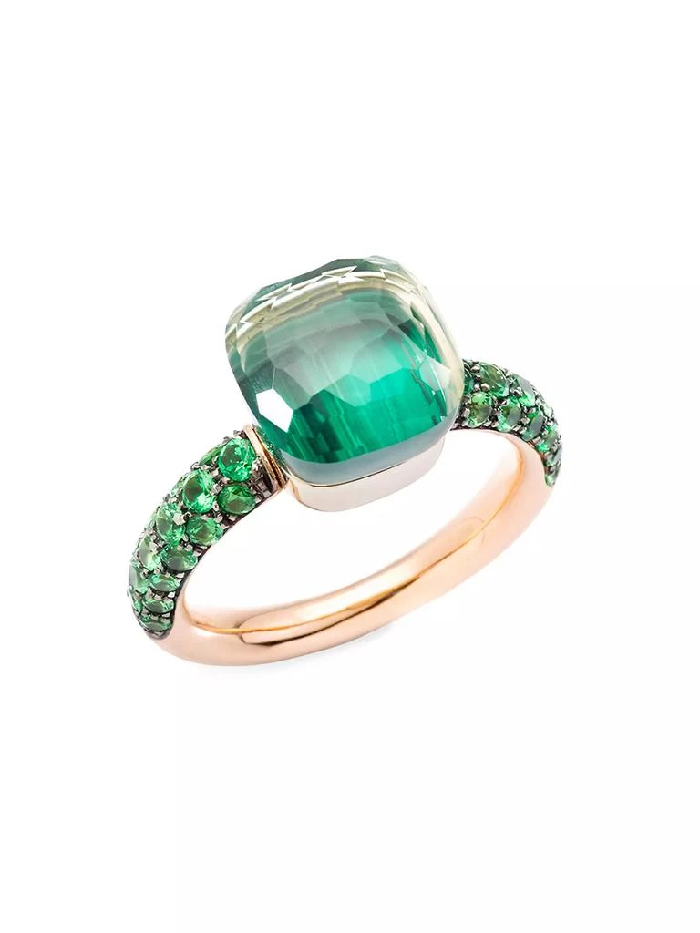 商品Pomellato|Nudo Classic Petit Two-Tone 18K Gold & Multi-Stone Ring,价格¥30348,第1张图片