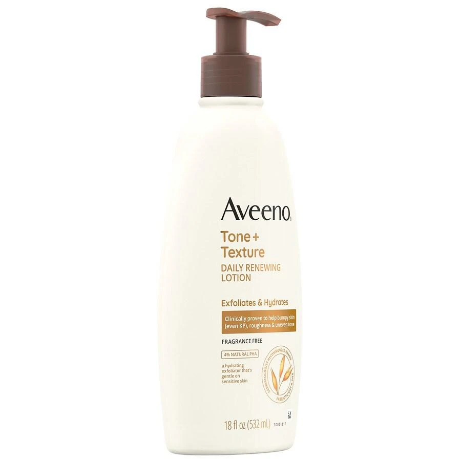 商品Aveeno|Tone + Texture Daily Renewing Lotion, Sensitive Skin,价格¥151,第2张图片详细描述