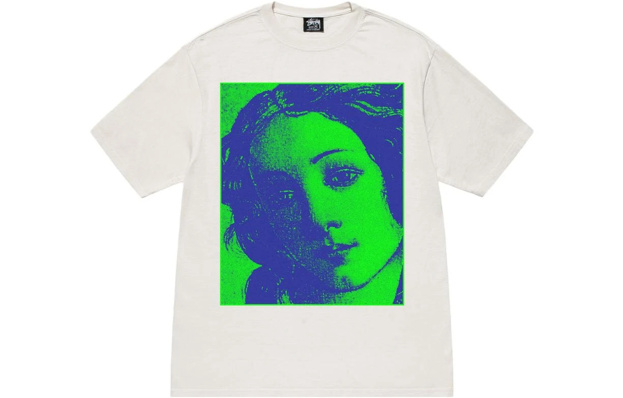 商品[国内直发] STUSSY|FW23 VENUS TEE PIGMENT DYED 维纳斯印花圆领短袖T恤 男女同款,价格¥764,第1张图片