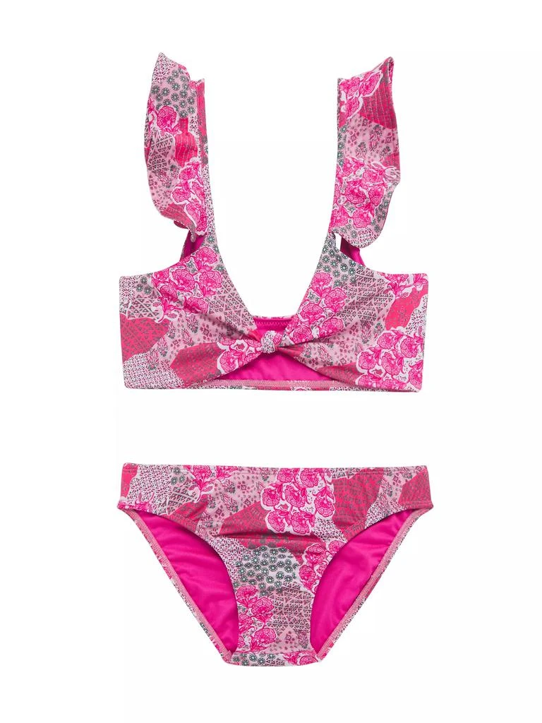 商品Little Peixoto|Little Girl's & Girl's Amara Bikini Set,价格¥293,第1张图片