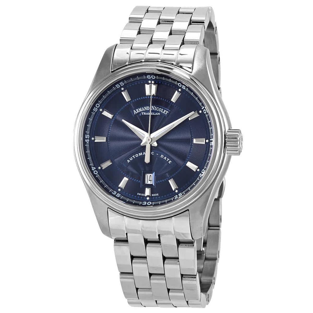 商品Armand Nicolet|Armand Nicolet MH2 Automatic Blue Dial Mens Watch A640A-BU-MA2640A,价格¥4991,第1张图片