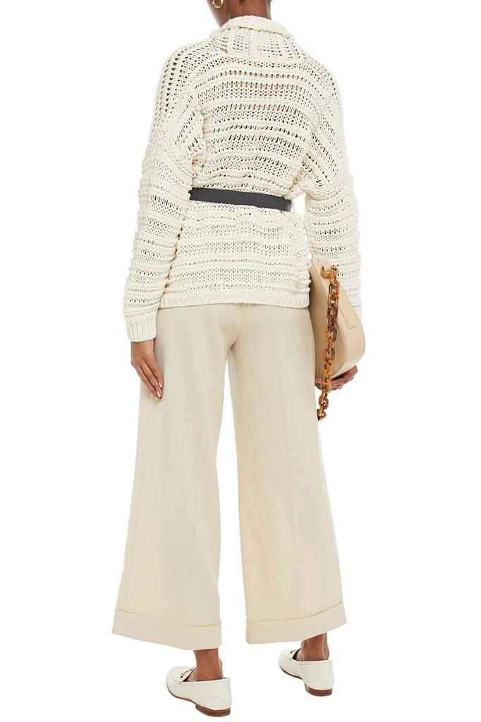 商品Brunello Cucinelli|Open-knit cotton cardigan,价格¥7110,第1张图片
