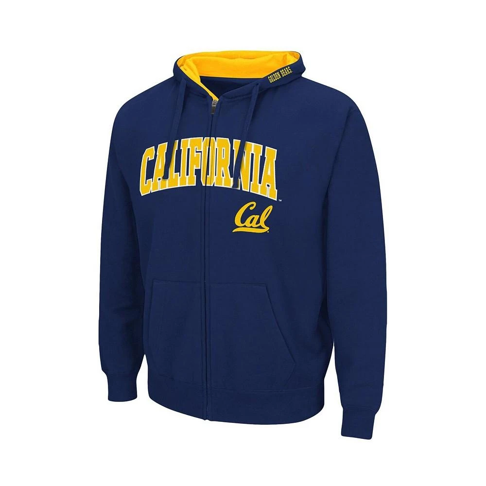 商品Colosseum|Men's Navy Cal Bears Arch and Logo 3.0 Full-Zip Hoodie,价格¥340,第3张图片详细描述