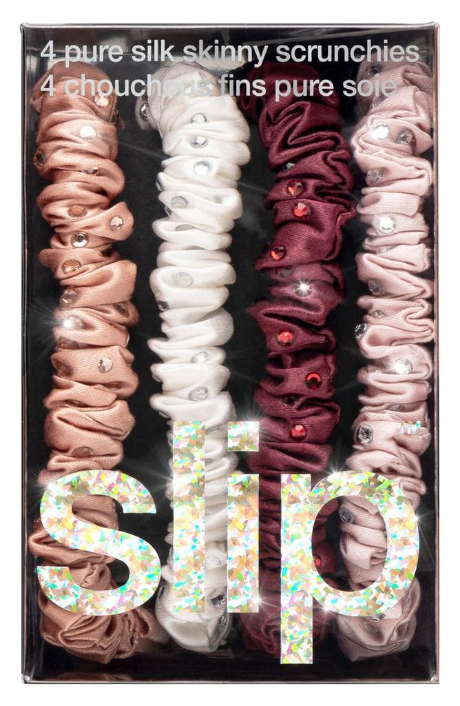 商品Slip|Manhattan Pure Silk Skinny Scrunchie Set,价格¥223,第4张图片详细描述