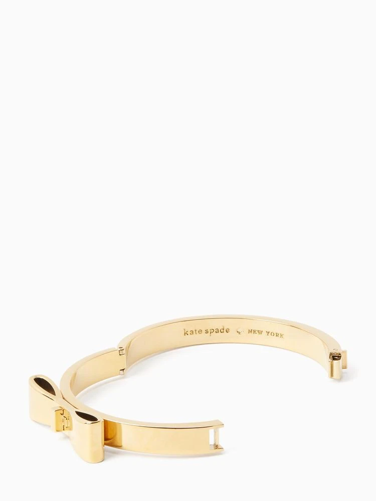 商品Kate Spade|perfectly placed hinged bow bangle,价格¥259,第3张图片详细描述