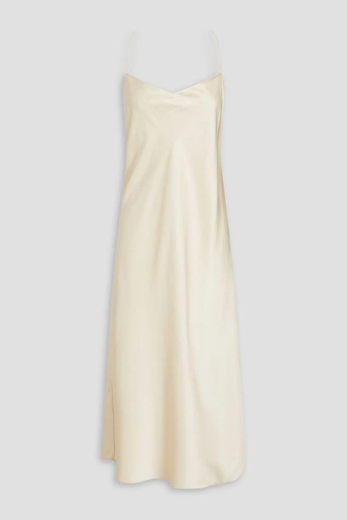 商品Theory|Satin midi slip dress,价格¥1103,第1张图片