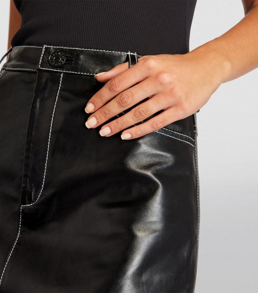 Leather Mini Skirt商品第6张图片规格展示