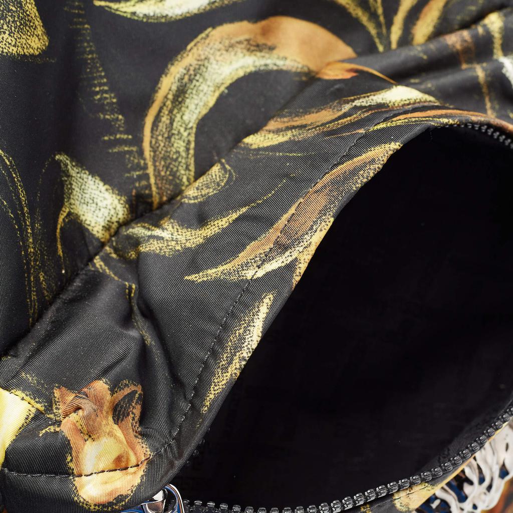 Versace Multicolor Printed Nylon and Leather Medusa Pallazo Backpack商品第6张图片规格展示