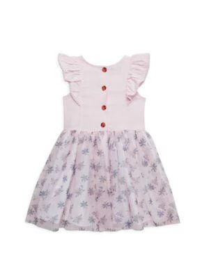 商品Calvin Klein|Little Girl’s Flutter Floral Dress,价格¥188,第2张图片详细描述