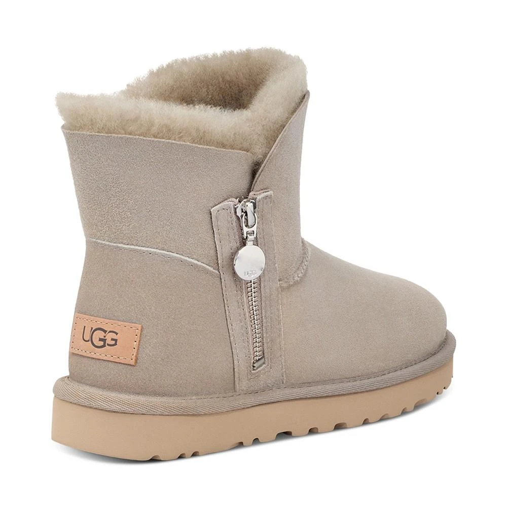 商品UGG|UGG 雪地靴UGG黑色侧面拉链款雪地靴UGG雪地靴,价格¥616,第3张图片详细描述