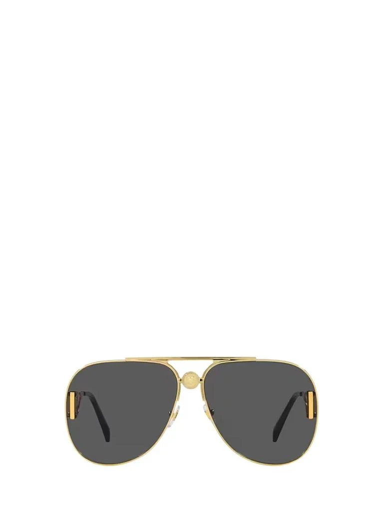 商品Versace|Versace Eyewear Aviator Frame Sunglasses,价格¥2105,第1张图片