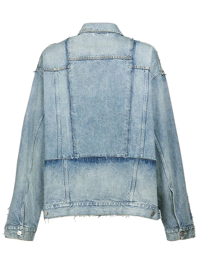 商品Balenciaga|Cut-up Cotton Denim Jacket,价格¥13842,第4张图片详细描述
