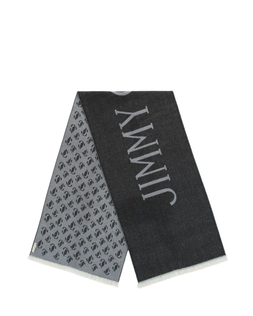 商品Jimmy Choo|Wool Logo Scarf,价格¥2143,第2张图片详细描述