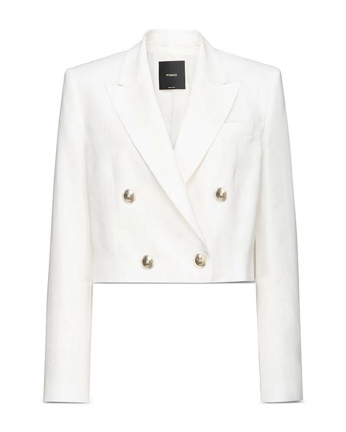 商品PINKO|Double Breasted Cropped Blazer,价格¥1871,第1张图片