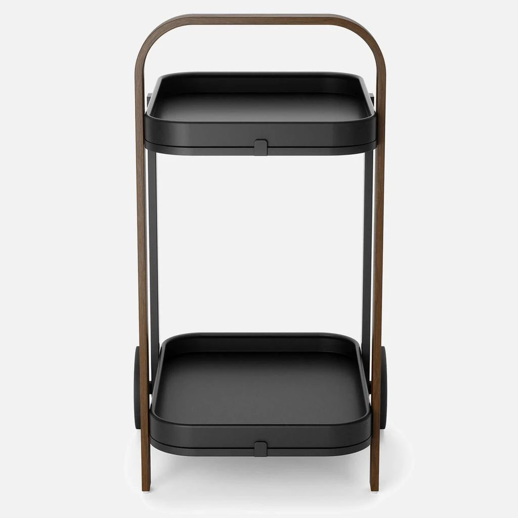 Umbra Bellwood Bar & Serving Cart - Black & Walnut 商品