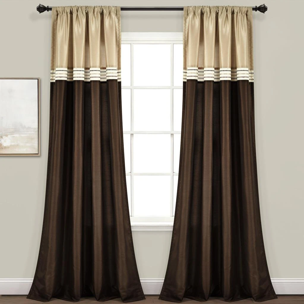 商品Lush Decor|Terra Window Curtain Panel Set,价格¥542,第1张图片