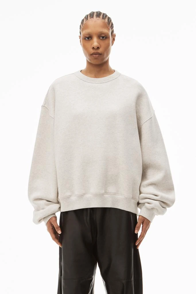 商品Alexander Wang|CREWNECK PULLOVER IN DENSE FLEECE,价格¥2254,第2张图片详细描述