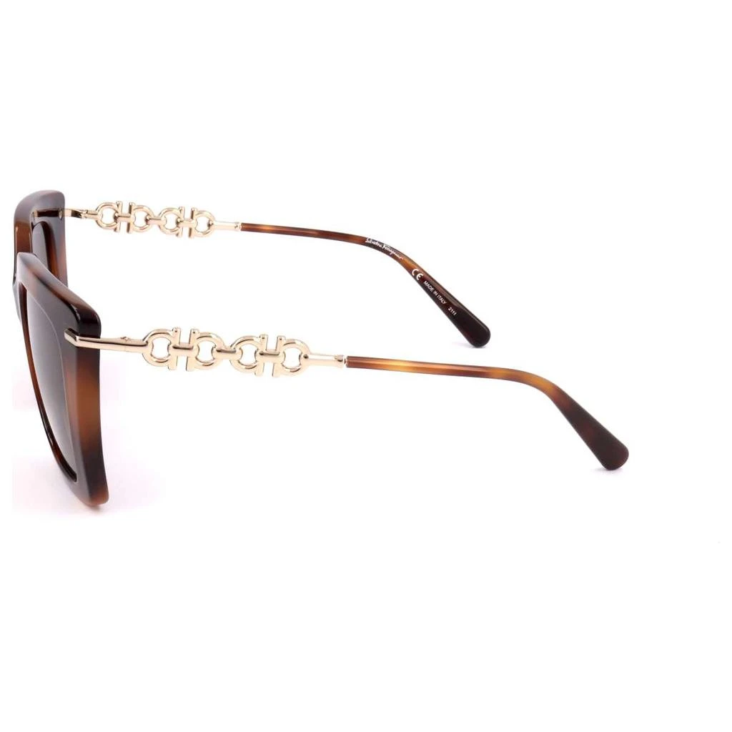 商品Salvatore Ferragamo|Ferragamo Women's Brown Square Sunglasses,价格¥517,第2张图片详细描述