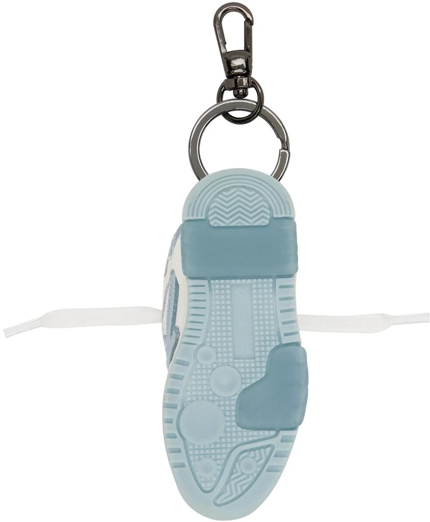 商品Off-White|White & Blue OOO Keychain,价格¥889,第2张图片详细描述
