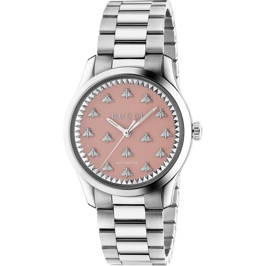 商品[二手商品] Gucci|Pre-owned Gucci G-Timeless Pink Dial Ladies Watch YA1264188,价格¥8906,第1张图片