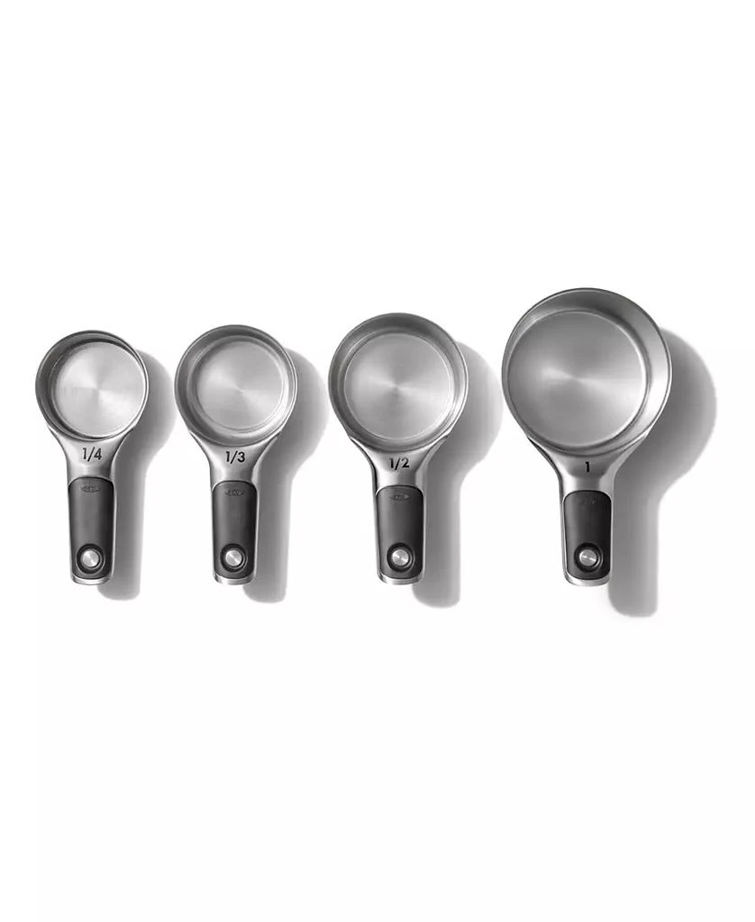 商品OXO|Good Grips Set of 4 Stainless Steel Magnetic Measuring Cups,价格¥323,第4张图片详细描述