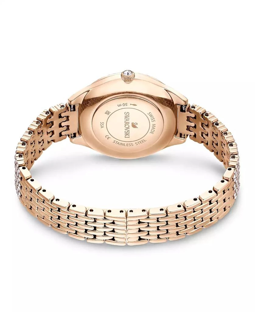 商品Swarovski|Women's Quartz Attract Rose Gold-Tone Metal Watch, Swiss Made 30mm,价格¥2615,第3张图片详细描述