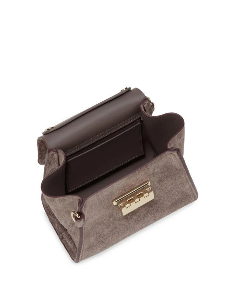 商品Zac Posen|Eartha 麂皮迷你斜跨包,价格¥1062,第2张图片详细描述