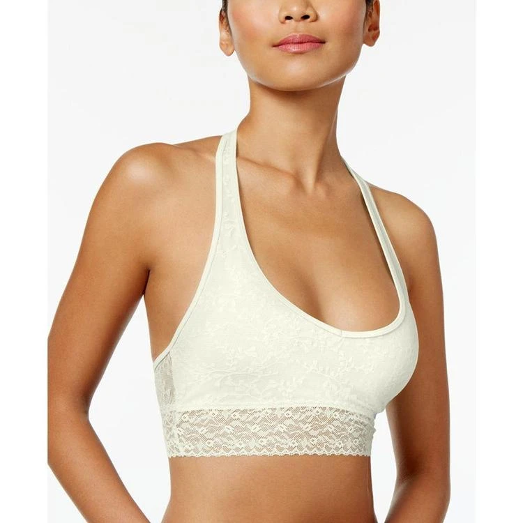 商品Calvin Klein|Bare Lace Halter Bralette QF4044, Created for Macy's,价格¥108,第1张图片