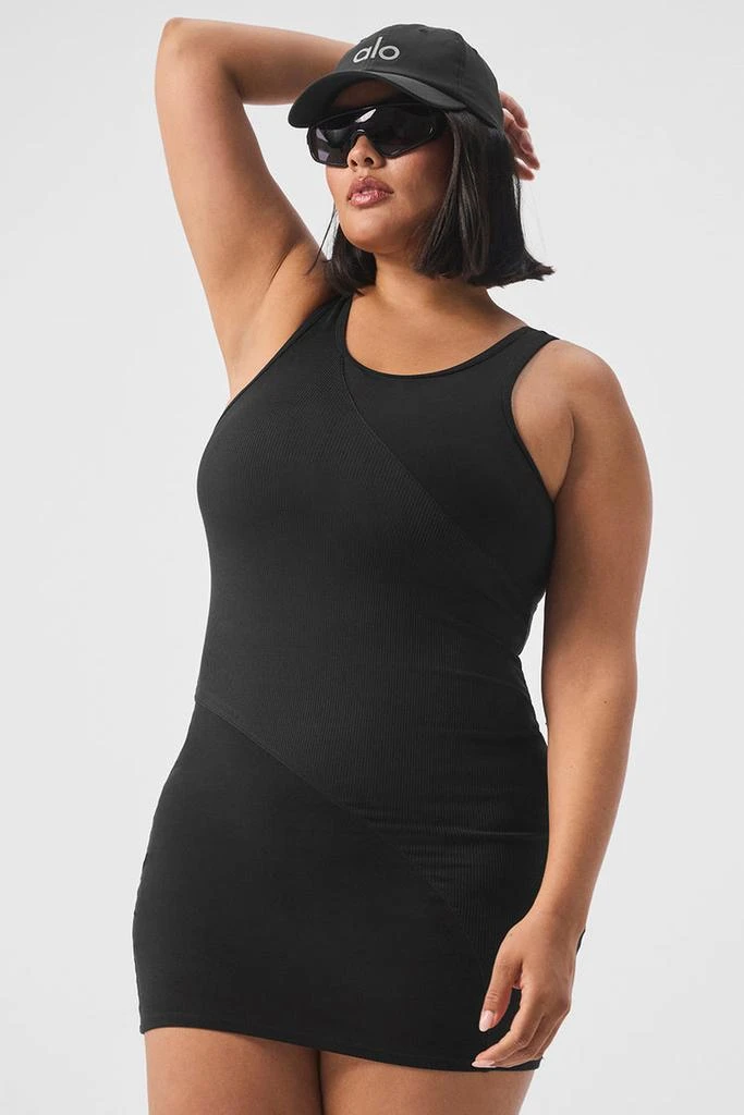 商品Alo|Alosoft Sunbeam Dress - Black,价格¥997,第5张图片详细描述
