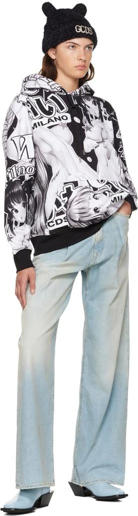 商品GCDS|Black & White Hentai Hoodie,价格¥1497,第4张图片详细描述