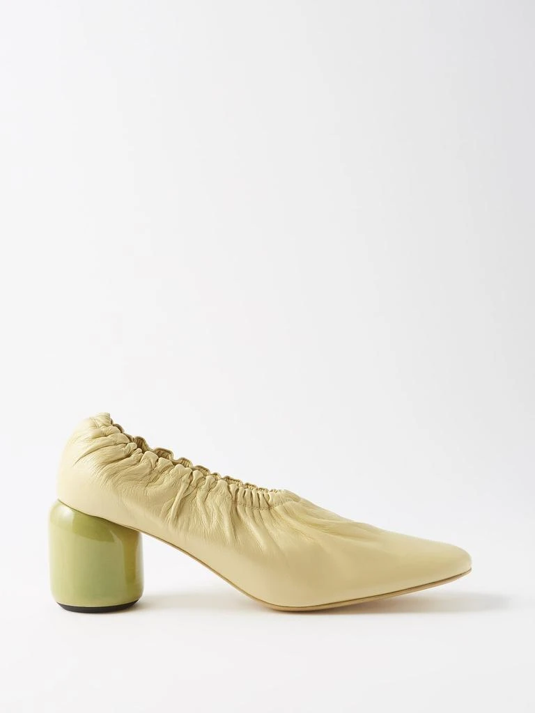 商品Jil Sander|Nikki gathered leather pumps,价格¥2936,第1张图片