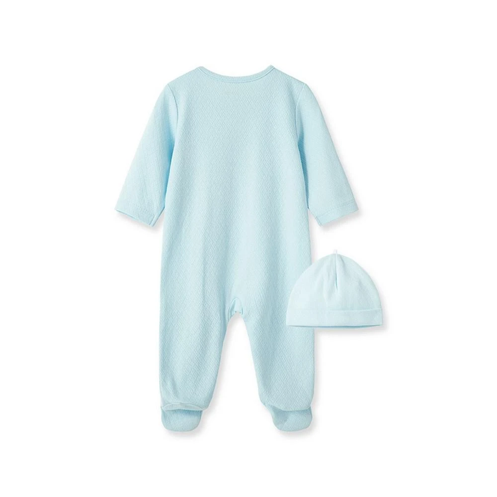 商品Little Me|Baby Boys New World Boy Footed Coverall with Hat, 2 Piece Set,价格¥96,第2张图片详细描述