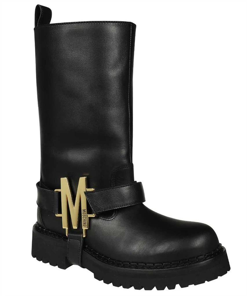 商品Moschino|Moschino M LOGO Boots,价格¥3487,第2张图片详细描述