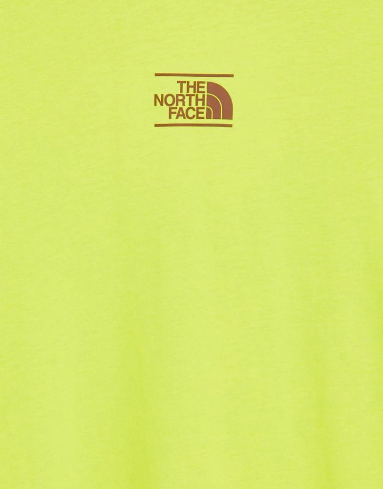 商品The North Face|The North Face Center Dome long sleeve t-shirt in lime Exclusive at ASOS,价格¥185,第4张图片详细描述