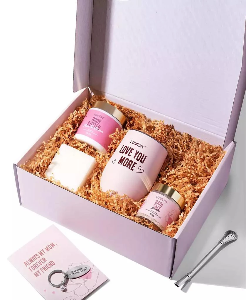 商品Lovery|New Mom Gifts, Spa Gift Set for Mom To Be, Bath and Body Gift Set, 7 Piece,价格¥369,第5张图片详细描述