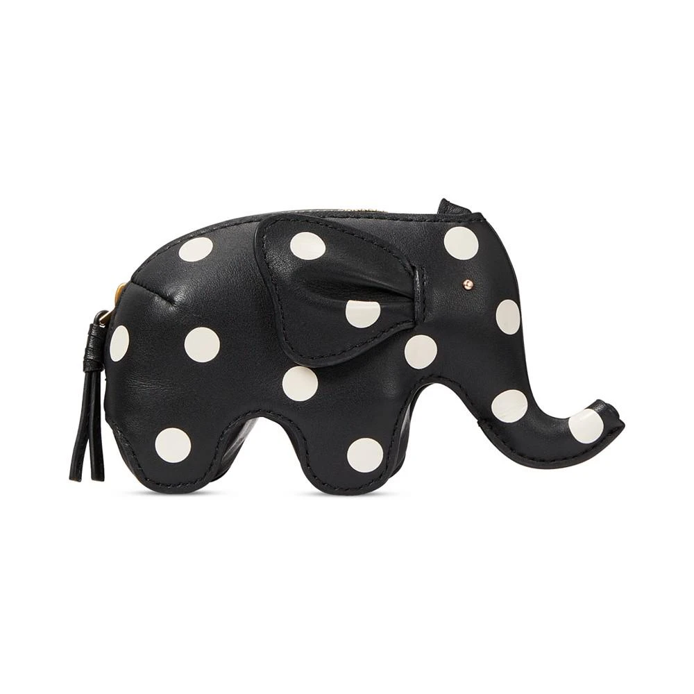 商品Kate Spade|Ellie Polka Dot Smooth Leather Elephant Coin Purse,价格¥575,第1张图片