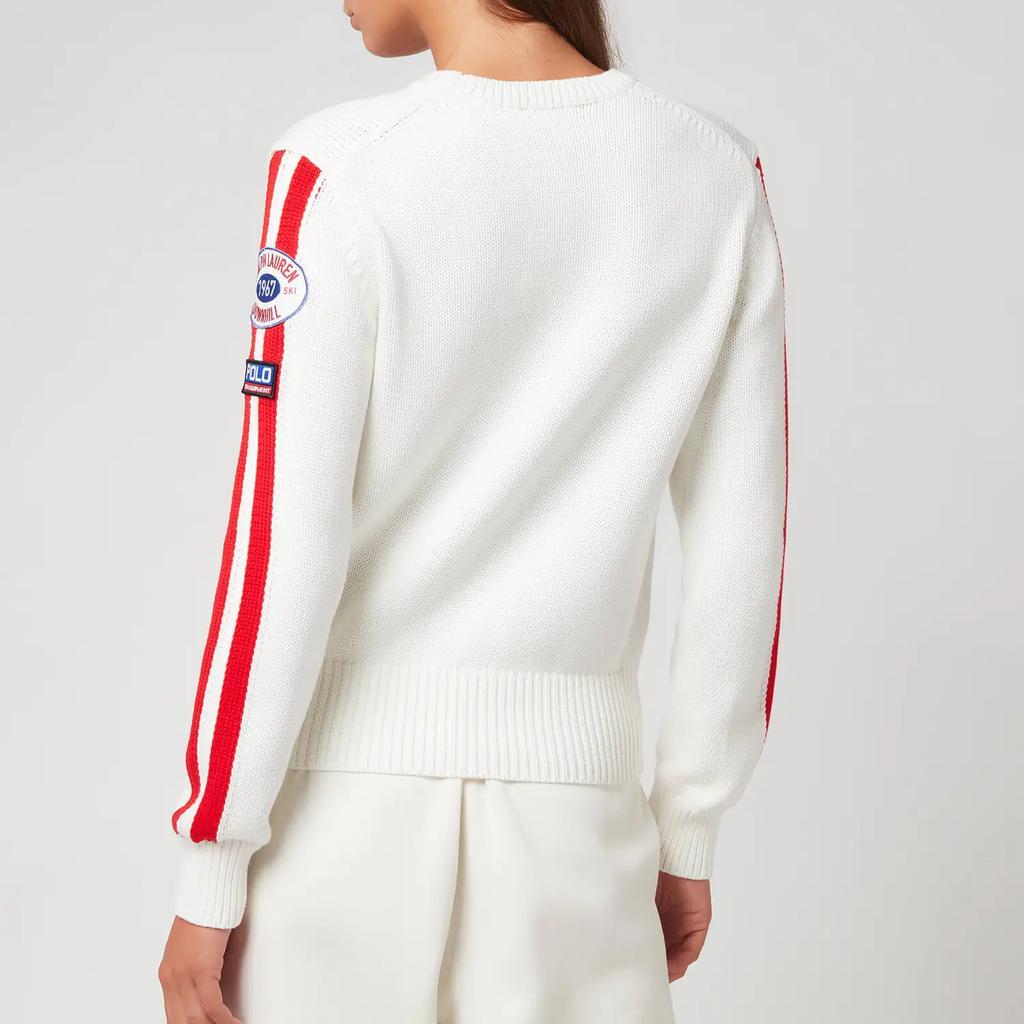 商品Ralph Lauren|Polo Ralph Lauren Women's Ski Long Sleeve Pullover - Cream Multi,价格¥815,第4张图片详细描述