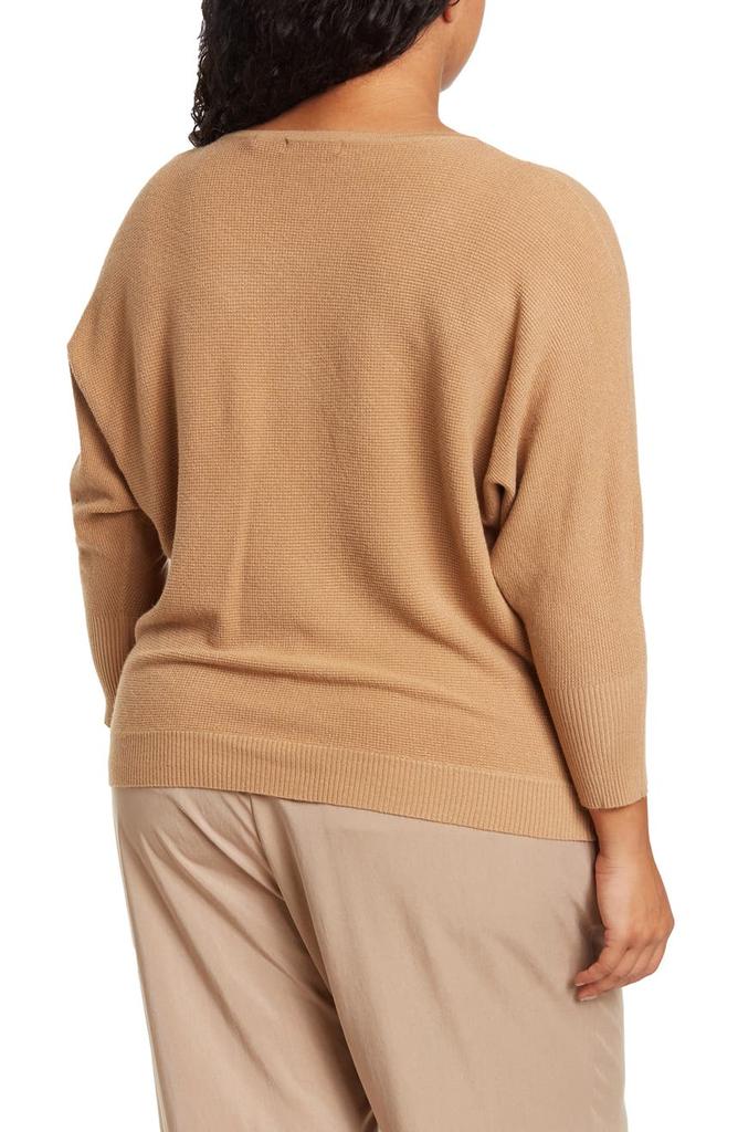 Dolman Sleeve Thermal Sweater商品第2张图片规格展示