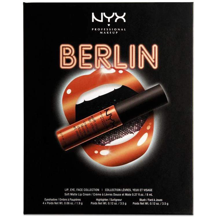 商品NYX Professional Makeup|眼唇面部综合彩盘 - Berlin,价格¥57,第3张图片详细描述