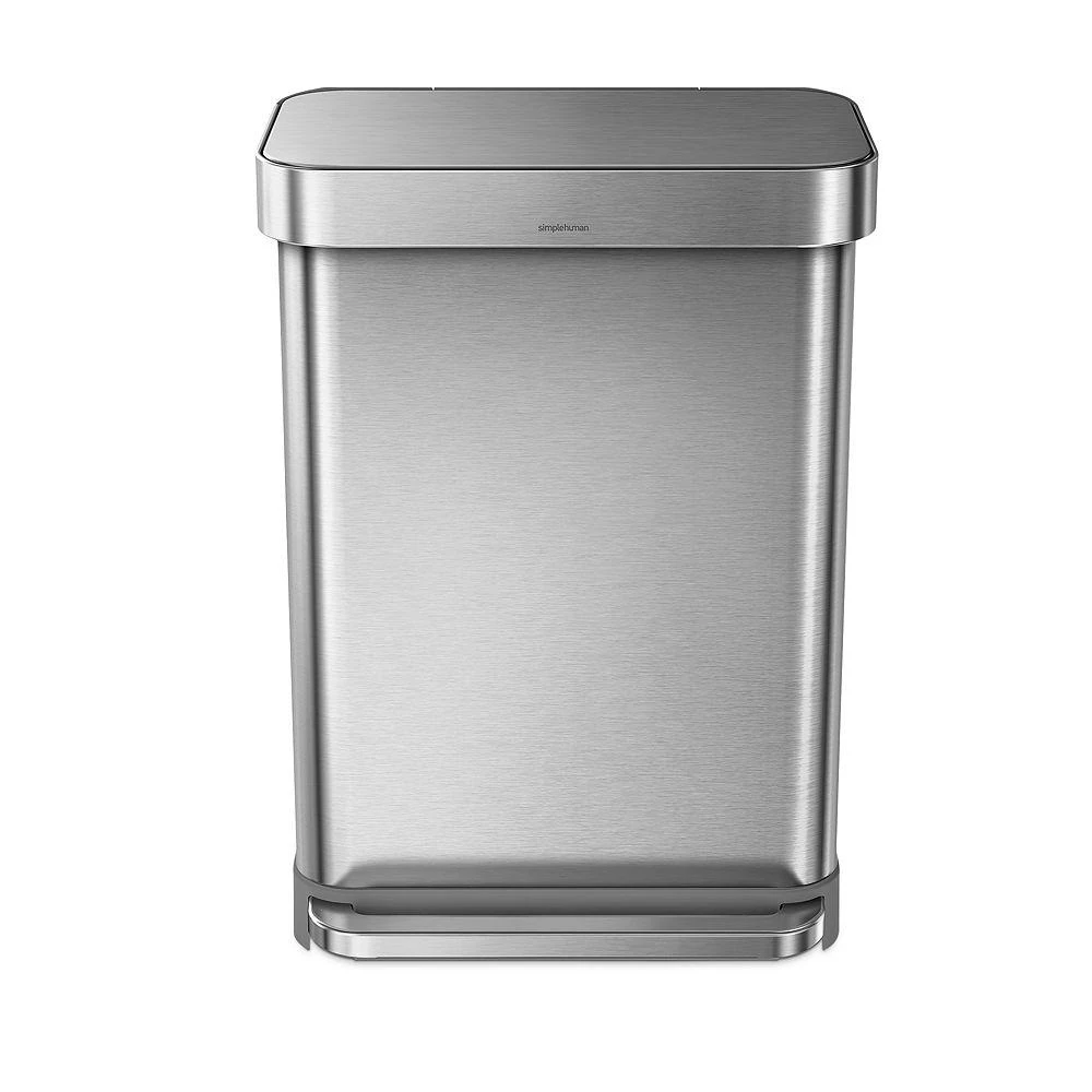 商品simplehuman|55 Liter Rectangular Kitchen Step Can,价格¥1373,第1张图片