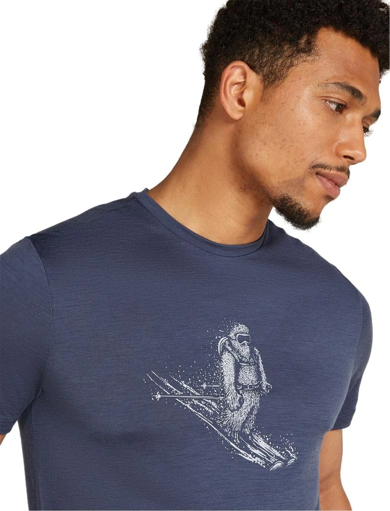 商品Icebreaker|Merino 150 Tech Lite Short Sleeve T-Short Sking Yeti - Men's,价格¥293,第3张图片详细描述
