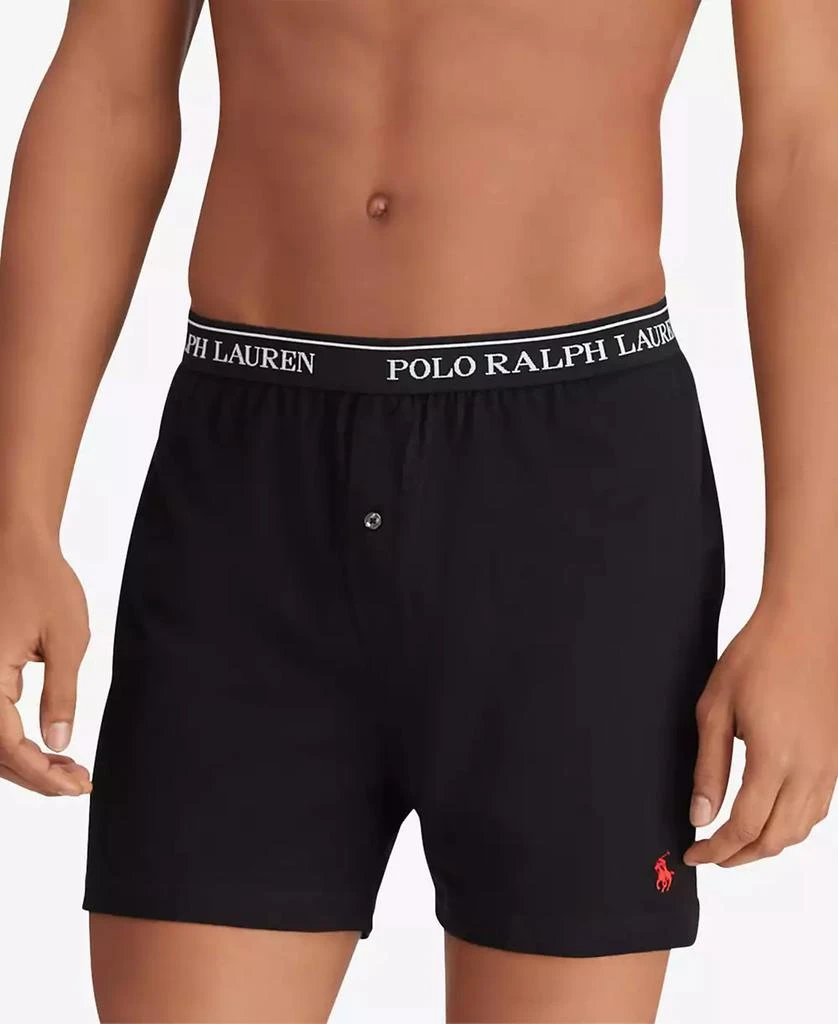 商品Ralph Lauren|Men's 3-Pack. Cotton Classic Knit Boxers,价格¥376,第3张图片详细描述