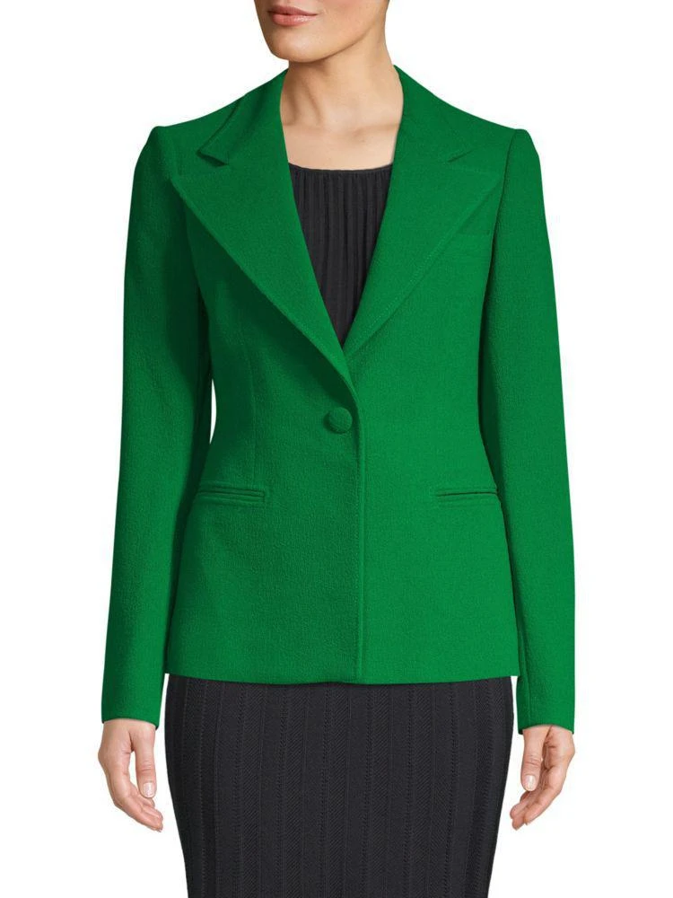 商品Oscar de la Renta|Textured Virgin Wool Blazer,价格¥4187,第1张图片